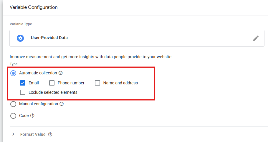 selectautomaticcollection