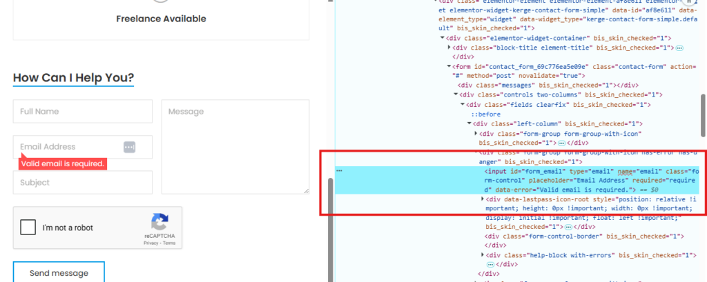 hoe to select css selctor